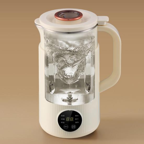 Многофункциональная машина для приготовления орехового молока, автоматическая машина для сои, конструкция с острым лезвием, функция сохранения тепла, вилка стандарта США, самодельная машина для производства миндаля и овса