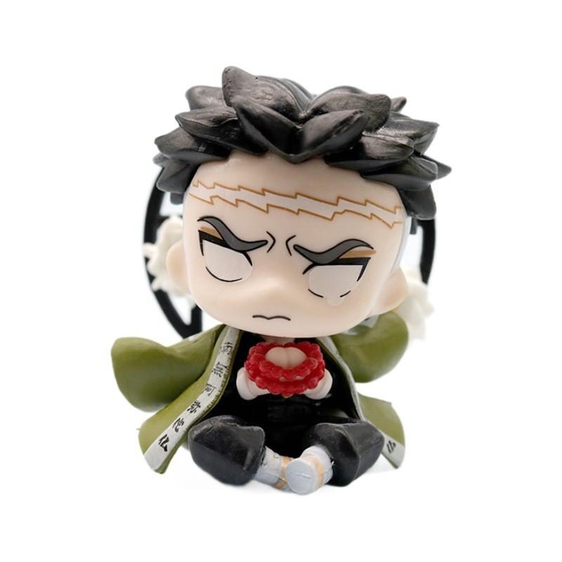 Demon Slayer Pvc Figure Series With Birth Flower Themes For Home Decor And Fans