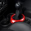 AIRSPEED Accessory Real Hard Carbon Fiber Car Gear Shift Trim Ring Decoration Sticker for