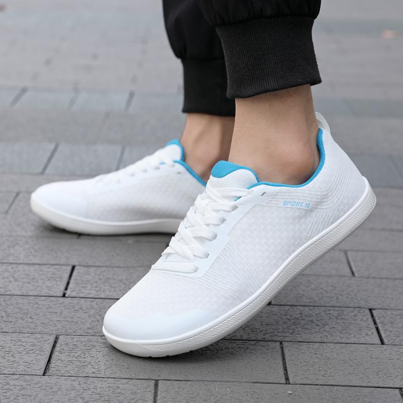 Мужская повседневная спортивная обувь для босых ног, минималистичные кроссовки для кроссовок, кроссовки для ходьбы с широким носком, кроссовки для бега по пересеченной местности с нулевой подошвой