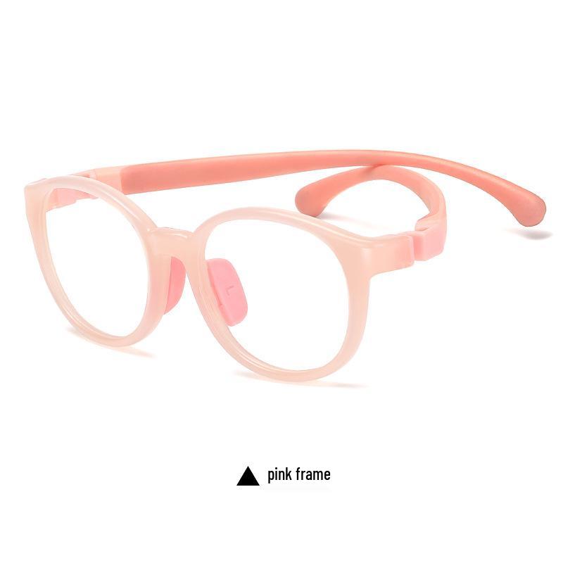 Детские силиконовые очки с защитой от скольжения: Модные оправы для очков, блокирующие синий свет 9109