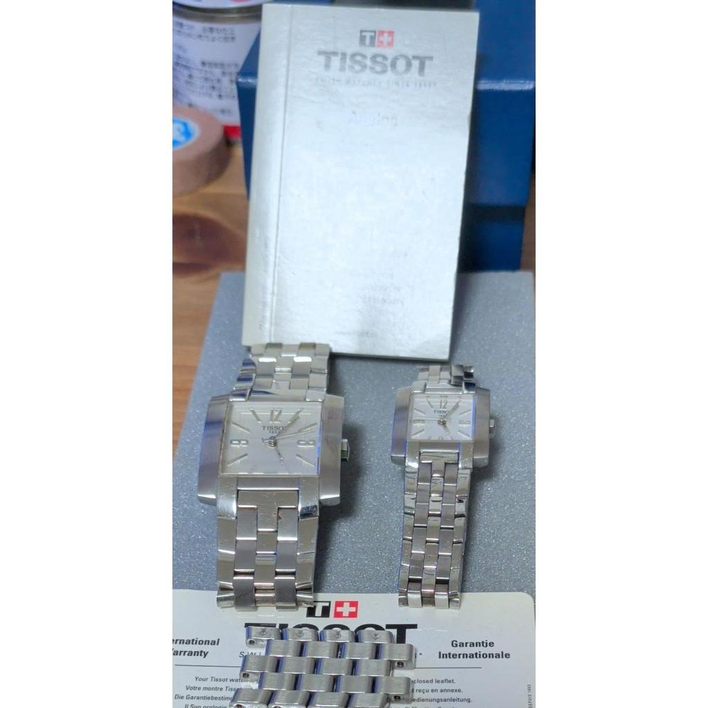 Б/у пара часов TISSOT кварцевые