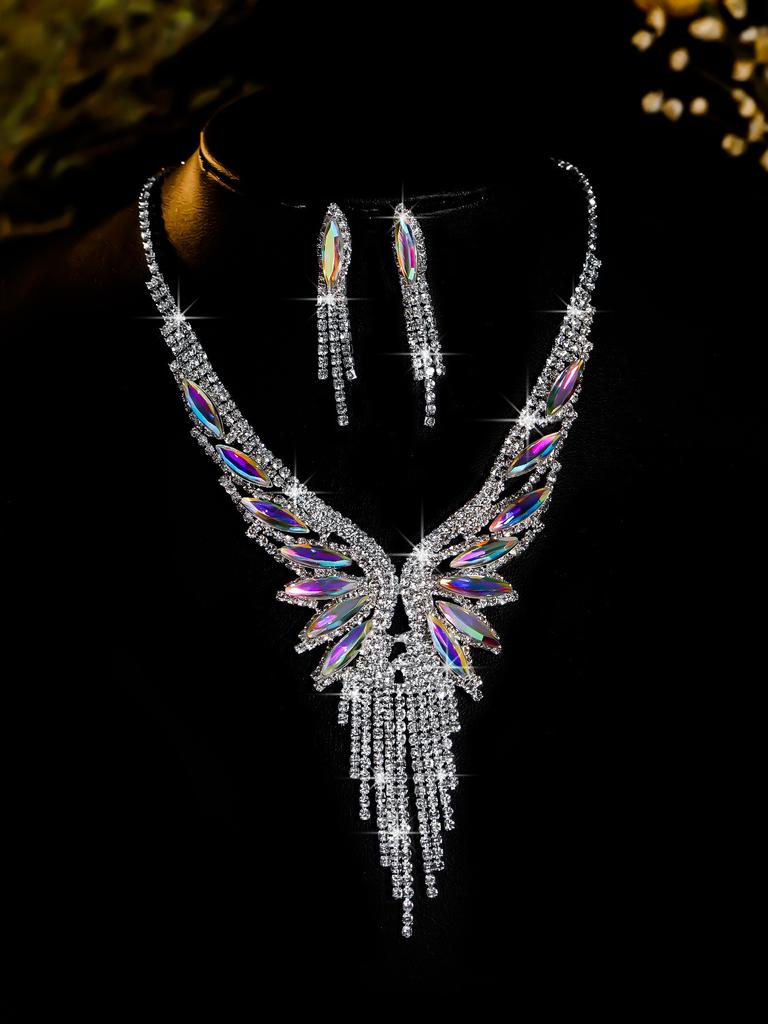 Fashion Jewelry Set Necklace Earrings For Women Ladies
