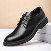 Large Size Business Leather Shoes Men's Spring New Men's Leather Casual Dress Leather Shoes Men's Derby Men's Shoes