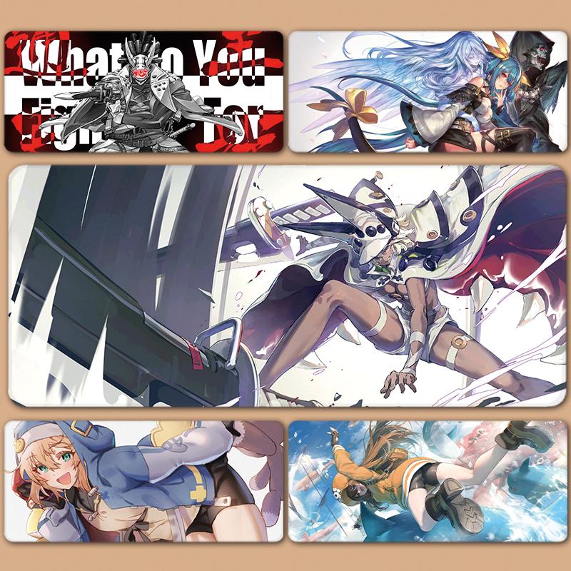 Guilty Gear Bridget Nagoriyuki May Ramlethal XXL Большой Игровой Коврик для Мыши Нескользящий Офисный Коврик для Клавиатуры Настольный Коврик Коврик для Мыши