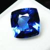 Natural Blue Tanzanite Loose Gemstone 8.60 ct Square Cushion Cut for Jewelry Making and Crafts