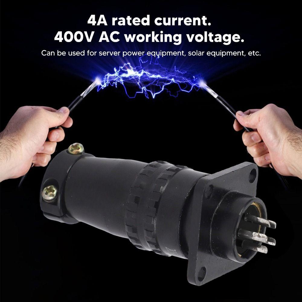 5 Pin Panel Aviation Connector XS16J5P Male Plug Female Socket Aviation Plug Socket Power