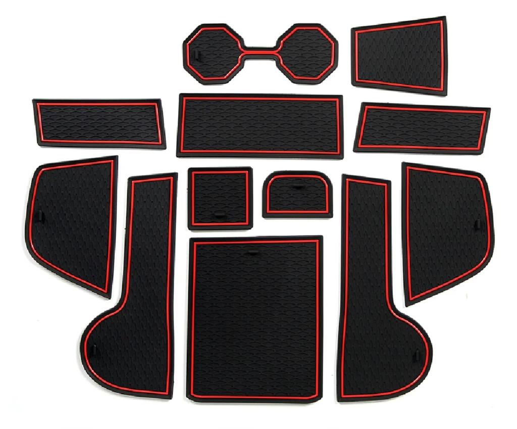 Для VW Volkswagen POLO MK6 AW 2018-2025 Противоскользящий коврик в слот ворот, коврик в канавку двери автомобиля, подстаканник, аксессуары для интерьера