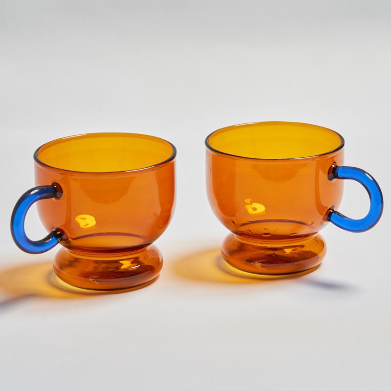 2 шт. Стеклянная кружка Nordic для кофе, молока, чая, пива, коктейля, вина, кружка для питья, стаканы, бытовые кружки, большие кружки