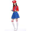 Mario Suit Super Mario Costume Anime Cosplay Halloween Parent-Child June Day Children's Day Costume