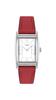 REESE Watch with White Dial and Red Leather Strap Women's (14504310) [Official Import]