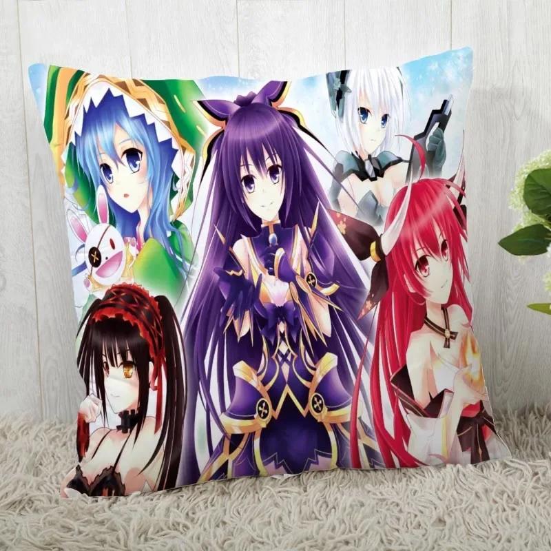 DATE A LIVE Наволочка для подушки Настроить Наволочку Современная Домашняя Декоративная Наволочка Для Гостиной 45X45см A19.12.13