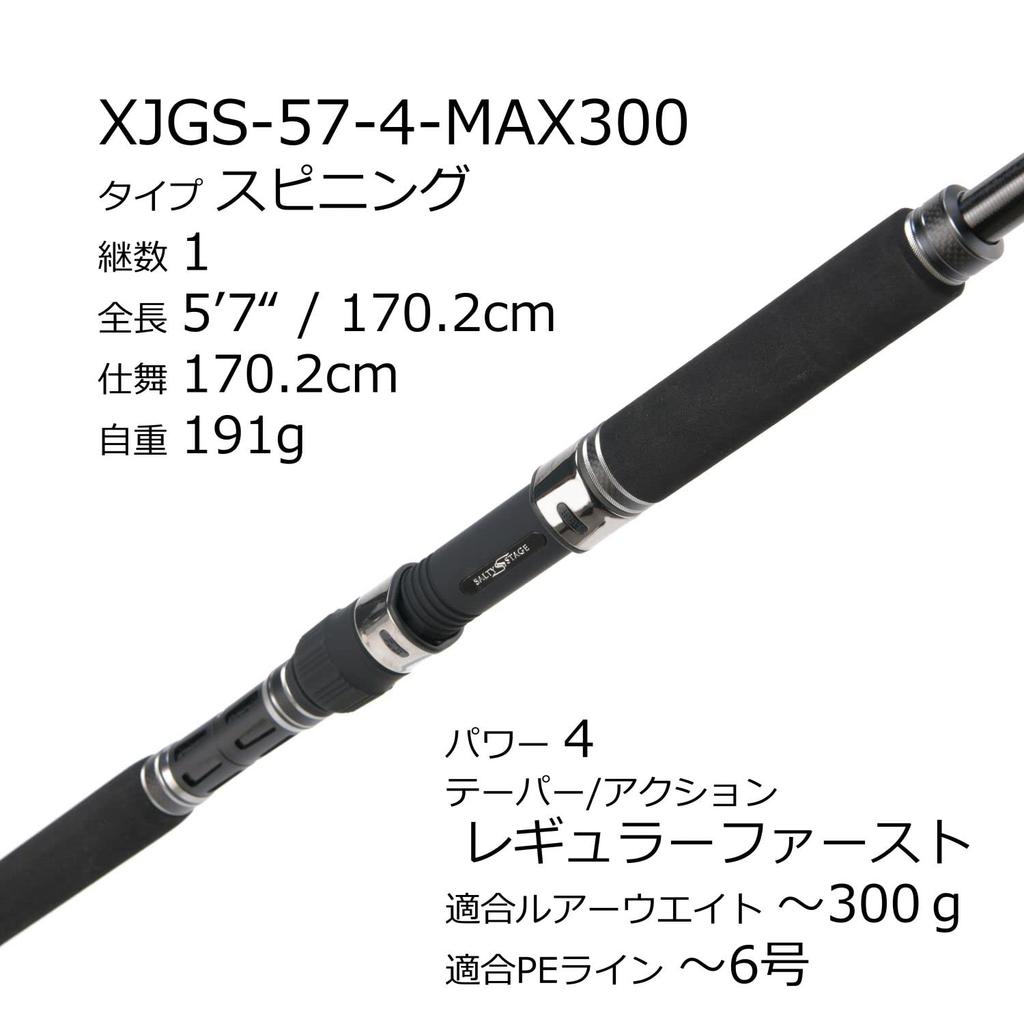 AbuGarcia Salty Stage Prototype Jigging XJGS-57-4-MAX300