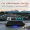 Hud Head Up Display Car Supplies Auto Universal With MPH Compass Direction Fatigue Driving Reminder Car Electronic Devices