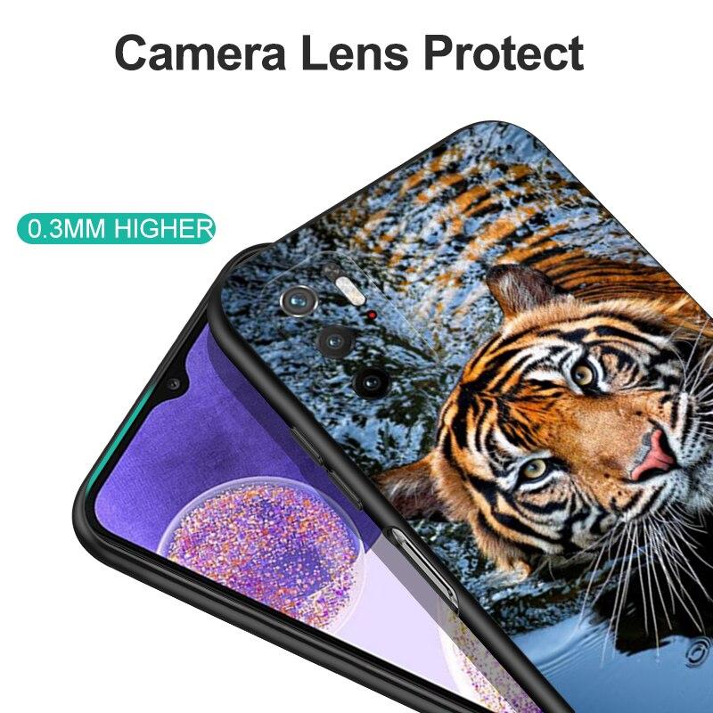 Чехол для Poco M3 Pro 5G 6,5 дюйма; Xiaomi Redmi note 10 5G Phone Back Cover Bumper POCOPHONE черный чехол из ТПУ лев волк тигр дракон