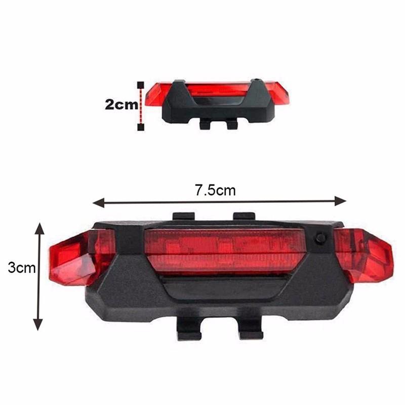 Перезаряжаемый велосипедный фонарь мощностью 300 люмен, комплект светодиодных передних и задних фонарей для велосипеда