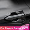 Outer Door Bowl Handle Stickers, Door Handle Bowl Frame For Toyota Camry 8TH XV70 2018 Car Accessories