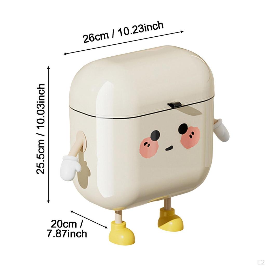 Compact Hanging Trash Can for Kitchen Organization