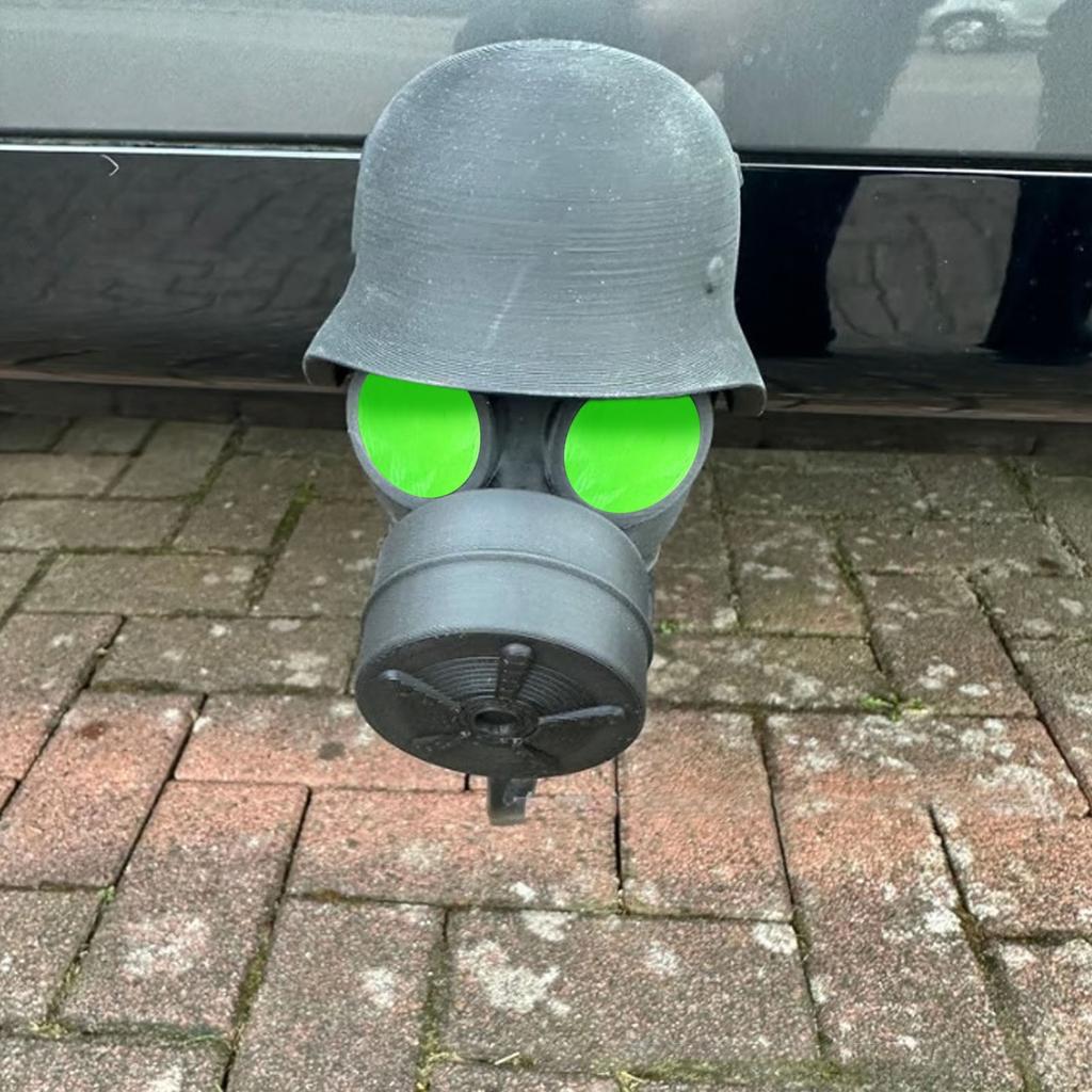 Крышка для сцепного устройства прицепа, крышки подшипников ступицы прицепа, защитная крышка для сцепного устройства в форме противогаза, универсальная заглушка для дышла