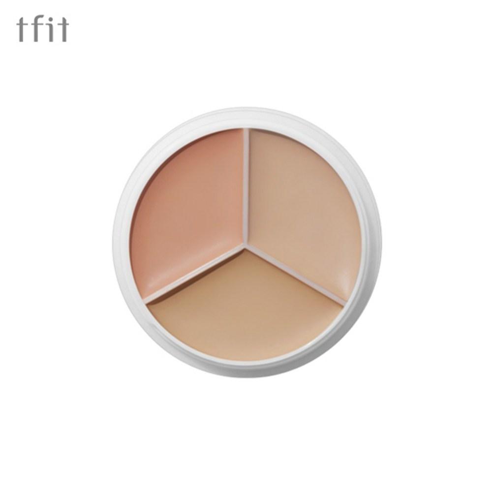 Tipit Cover Up Pro Concealer Cool (Натуральный бежевый/бежевый цвета слоновой кости/розово-бежевый), 1 кусок