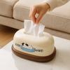 Cream Style Desktop Tissue Box Decorative Tissue Rack Napkin Box Napkin Holder  Coffee Table