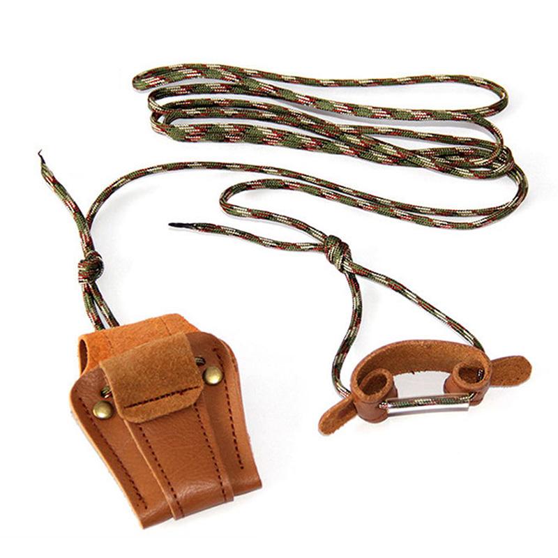 True Cowhide Archery Bowstring Install Tool Rope Cord Recurve Long Bow Stringer String Hunter