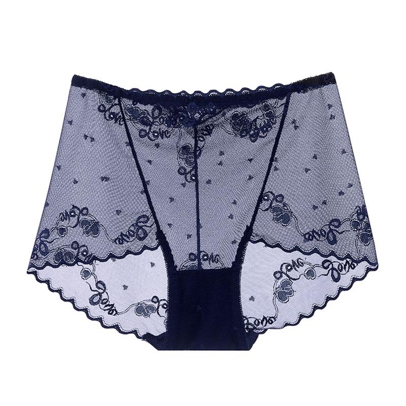 Женское нижнее белье Ice бесшовное дышащее кружевное нижнее белье с высокой талией и сетчатым бельем