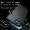 Чехол для iPhone 16e PC+TPU Матовый чехол для телефона с амортизирующей подушкой безопасности