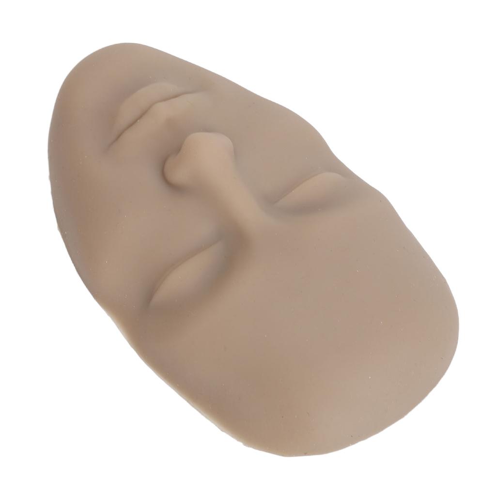 Набор для практики макияжа 3D Реалистичное Лицо для Практики Полного Макияжа 8 шт. Кистей для Макияжа Многоразовый Манекен для Косметической Практики