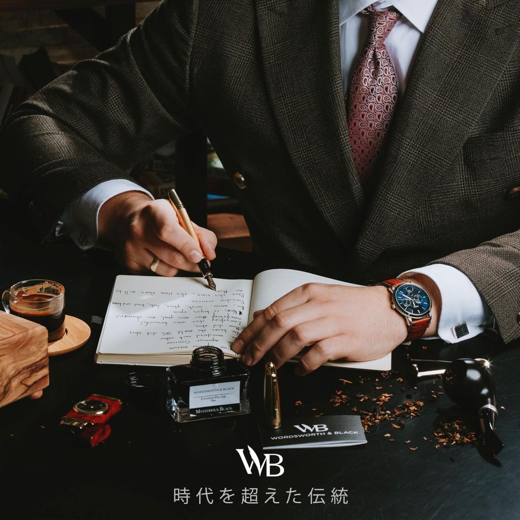 Перьевая ручка Wordsworth Black Majesti, роскошная, 24-каратное золото, 18-каратное золото, перо среднего размера, чернила для заправки, конвертер чернил, ручка для каллиграфии, идеальный деловой подарок