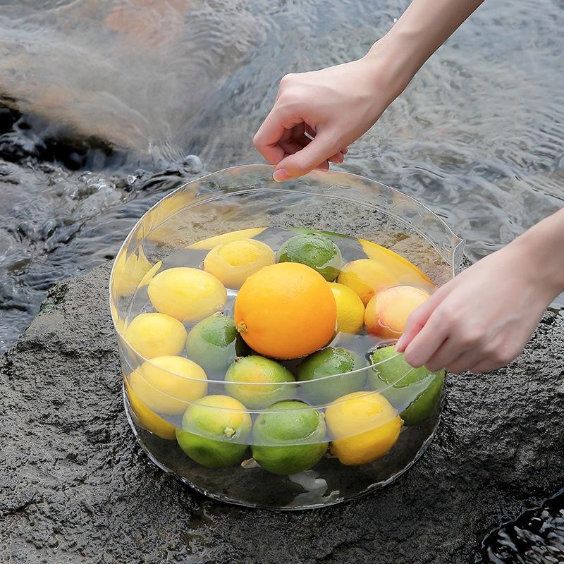 Портативная складная прозрачная раковина для кемпинга, пикника и путешествий
