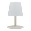 Cordless LED Table Lamp Standy Mini Cream - LUMISKY - Cream Steel - Warm White/cold White - 8h Autonomous