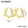 Cheap Mixed Female Finger Adjustable Stud Earrings Vintage Wedding Engagement Jewelry Bulk 316L Pvd Stainless Steel