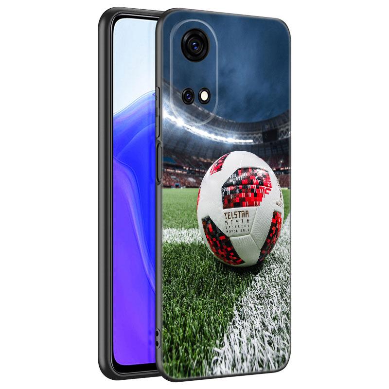 Футбольное поле черный чехол для телефона Huawei Honor 70 90 Lite X40 GT X50 i X5 Plus X6A X6S X7A X8A X8B X6 X7 X8 X9 4G X9A X9B 5G