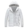 Autumn Winter Men's Light Down Jacket Fashion Hooded Short Large Ultra-thin Lightweight Youth Slim Coat Down Jackets