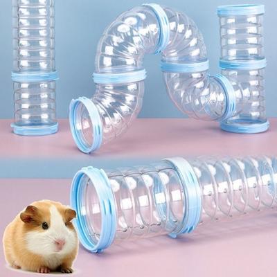 Клетка для хомяка Трубы для клетки хомяка Случайно сращенные туннель для передвижения морской свинки для мелких домашних животных