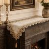 Lace Table Runner with Tassels, Vintage Lace Dining Table Runner, Coffee Table Runners, Waterproof Oil-Proof Exquisite Table Runner for Dining