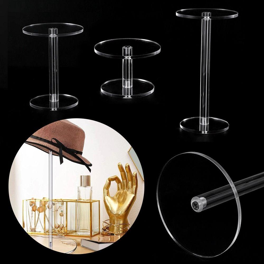 Acrylic Bracelet Organizer Round Watch Ornament Display Base Wedding Ring Display Case Tray Shelf