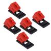 5PCS Circuit Breaker Lockout Device Detachable Cleat Plastic Clamp On Electrical Breaker Lock BD