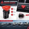 4-Pin Hazard Light Switches for Trafic, Espace and Other Supported Applications, with Red Symbol Face and Reference 8200442724