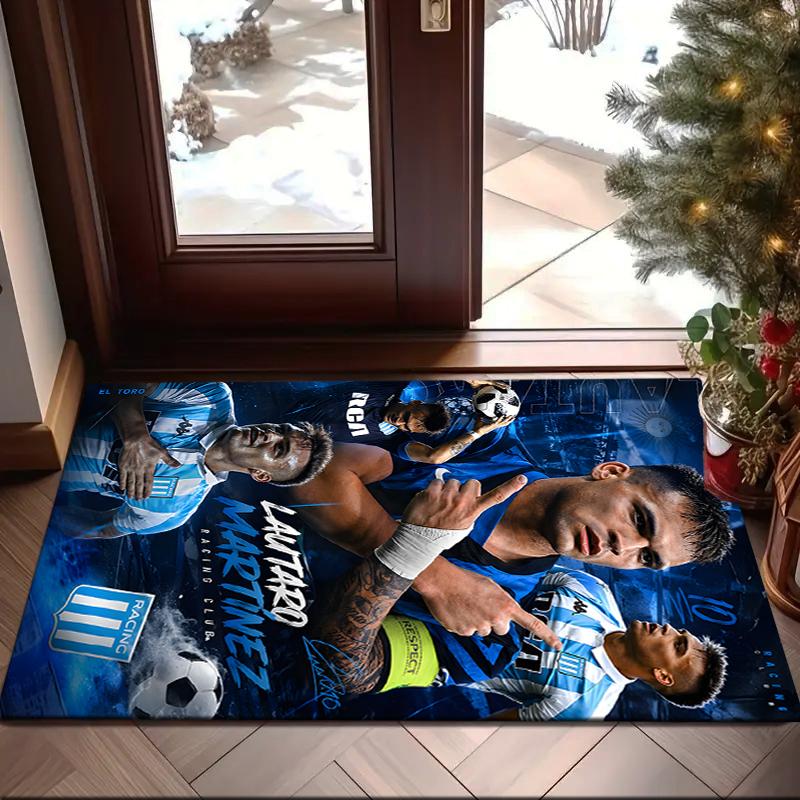 1PC Energy Style In Sports Martinez Rug Game Carpet, Floor Mat for Bedroom Living Room Entryway Rug, Home Decor Idea Gift for Christmas birthday