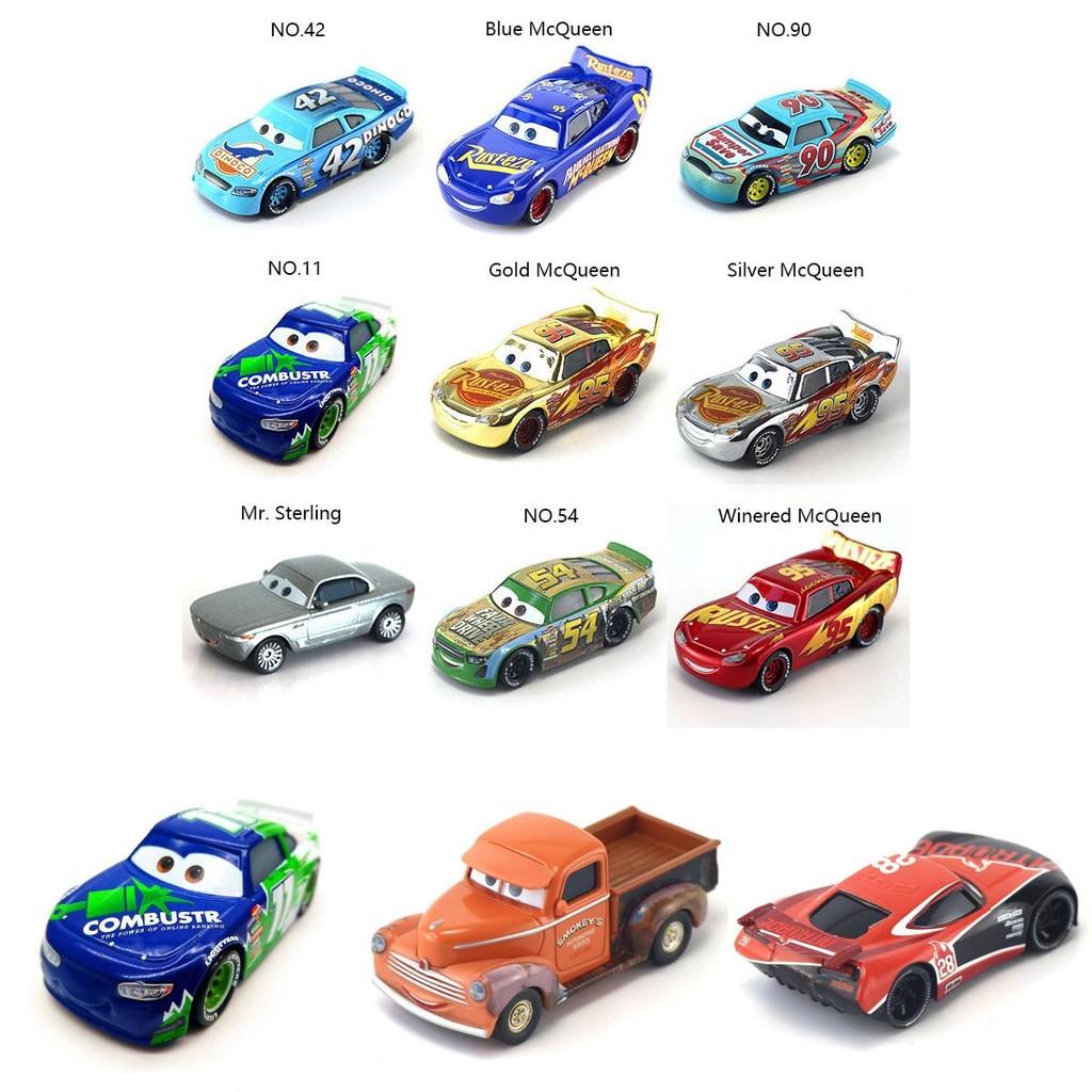 Disney Cars 95 Динозавр Серый Маккуин Сплав Детская Игрушечная Машинка Модель