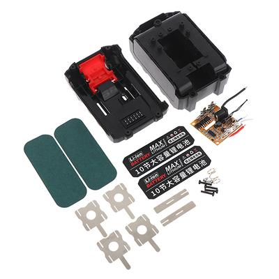 Корпус для аккумулятора на 10 ячеек 21В, DIY-комплект корпуса для замены аккумуляторной сборки 18650/21700, ABS+PC, Корпус аккумулятора для DIY электроинструмента