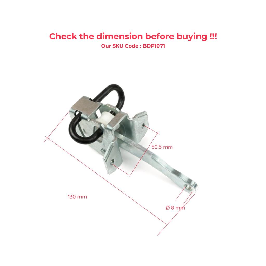 EDP1071 Door Catch Hinge Brake Stop Check Strap Limiter Protection Lever Arm 521816782 for BMW 3 Series E36 Coupe Convertible