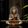 Black Myth Wukong Ornament Simple Household Creative Fighting Buddha Brass Three-dimensional Decoration Car Console Decoration