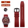 Силиконовый ремешок с быстрой заменой 20 мм 22 мм 24 мм Для Seiko 5 Mido Omega Seamaster Резиновый ремешок для часов Водонепроницаемый Спортивный ремешок Браслеты
