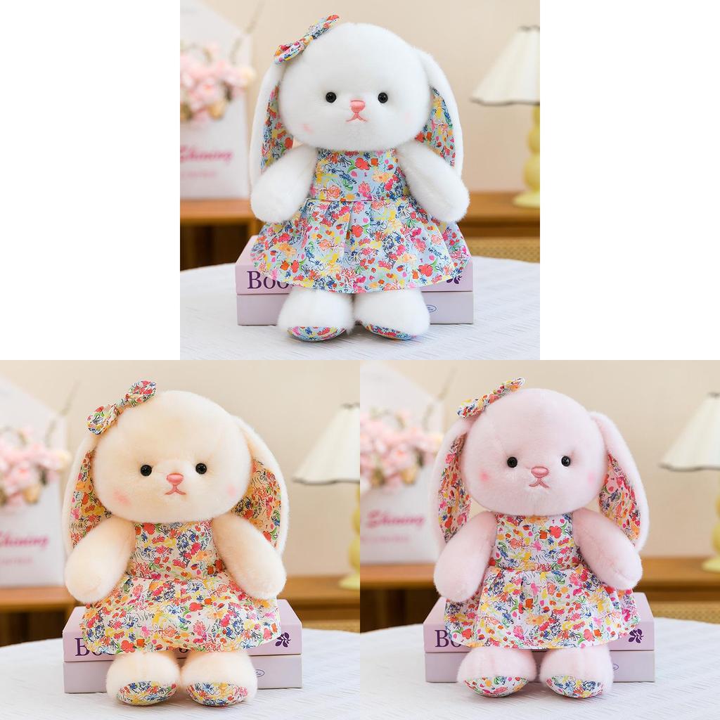 Soft Bunny Plush Doll With Long Ears For Kids Room Decoration And Comfort