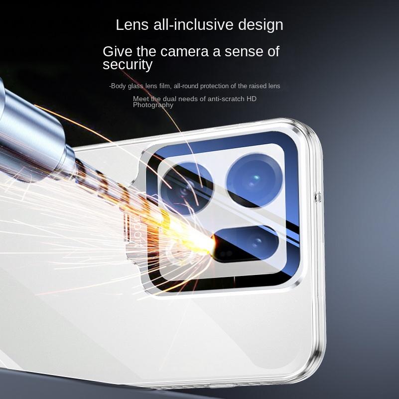 Transparent Anti-yellowing Metal Lens Glass Protective Lens Case For OPPO Find X9 Pro x9 find X8 Ultra X8s + X8 pro Reno14 Cover