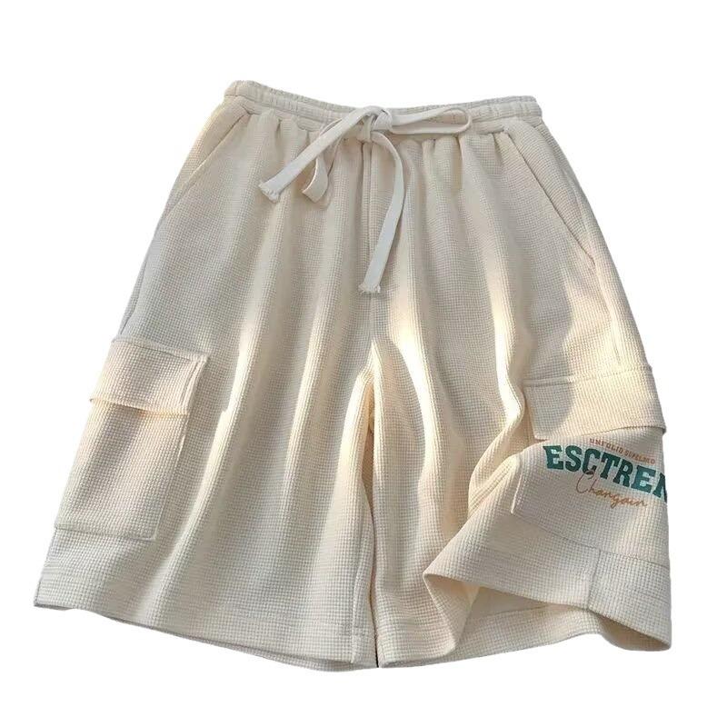 Summer New Men's Shorts Loose All-match Fashion Trend Thin Five-point Pants High Street Hip-hop Casual Pants