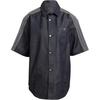 Originals Polo Button Loose Short Sleeve Shirt Women Shirts Black JJ3146